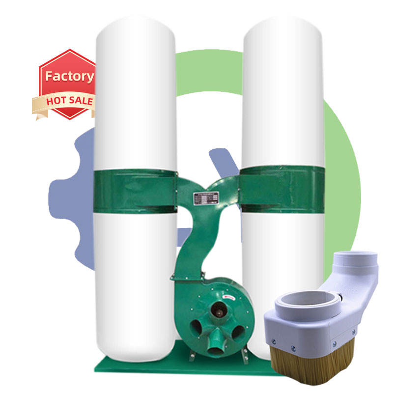 Lingyu CNC single-bag woodworking dust collector for CNC router dust extraction